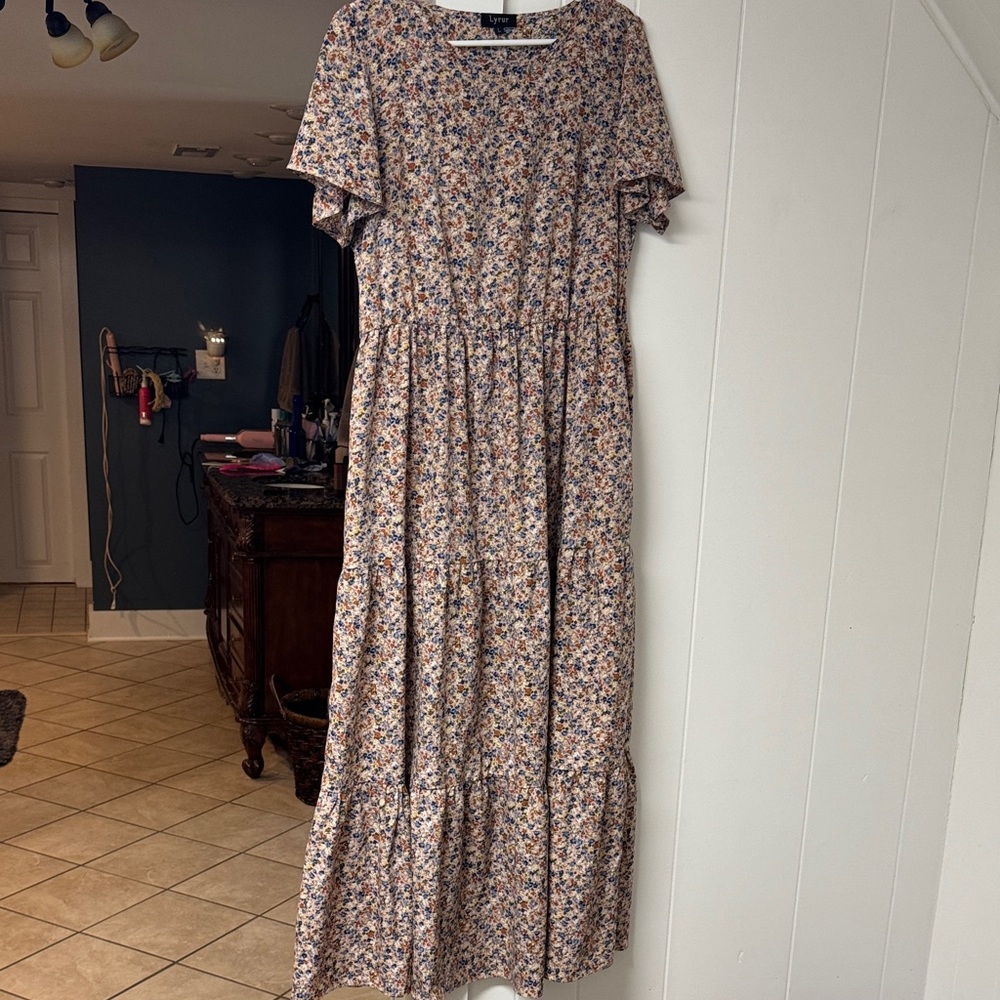 Multicolor Floral Maxi Dress